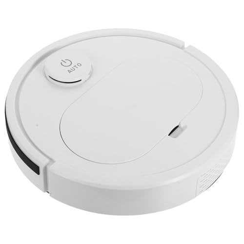 WEKADRIN Aspirateur Robot Automatique Es350 Blanc USB Démarrage Tactile Balayeur et Nettoyeur Tapis Puissant Aspiration pour Sols Durs Parquet Marbre Maison