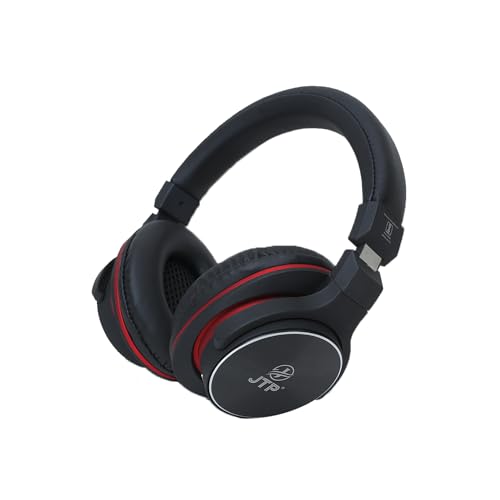 Image of JTP Extra Bass Wireless Headphones - HD Sound, 25H Talk Time, Type-C Charging, BT 5.4, 360 Surround Stereo Sound (Black)