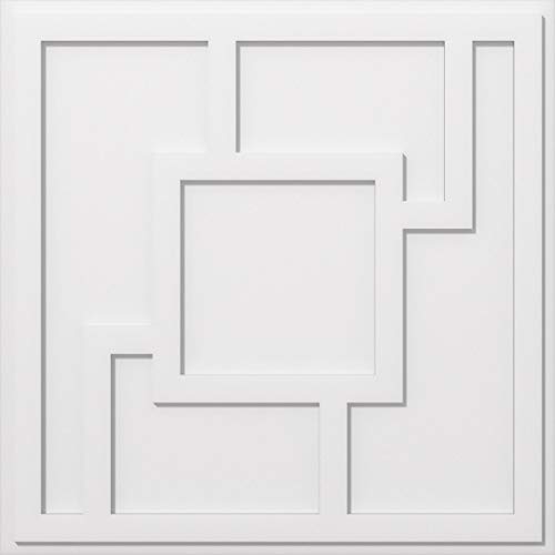 Ekena Millwork CMP36KX Knox Architectural Grade PVC Contemporary Urethane Ceiling Medallions 36"OD x 12 1/2"C x 1"P