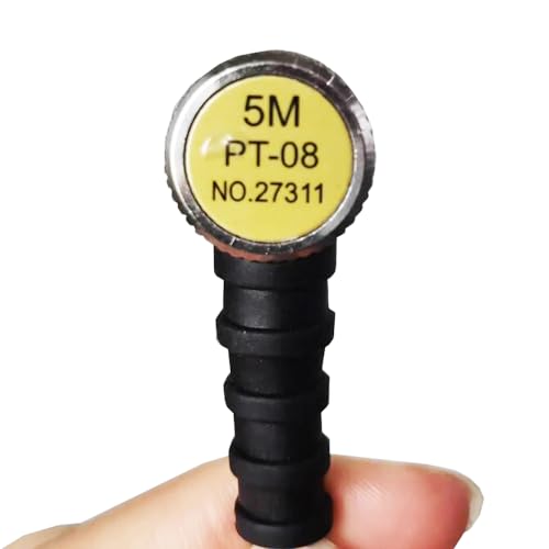 Sonda de Medidor de Espesor Ultrasónico con Revestimiento, Frecuencia 5MHz, Rango 1-100.0mm, Diámetro de Cristal 8mm, Compatible con la Serie UM miniatura 5