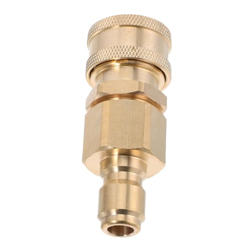 Gogogmee 2 Piezas Adaptador para Hidrolimpiadora de Alta Presión Acoplamiento Rápido para Manguera con Conexión Accesorios Compatibles para Limpieza Industrial y Sencillo
