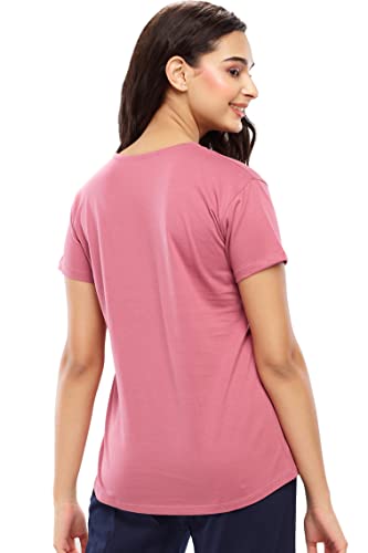 Image of ZEYO Women's Cotton Solid Plain Feeding Regular Fit Top 5647