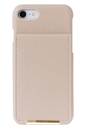salisty iPhone SE(第3世代/第2世代)/8/7 ケース キャッシュレスケース slim (グレージュ)【サリスティ スマホケース ポケット付き iphone SE3 SE2 iphone8 アイフォン カバー おしゃれ】