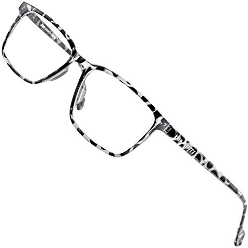 ATTCL Men's Blue Light Blocking Glasses Rectangular Anti Blue Ray Computer Gaming Glasses BL5577 heihua