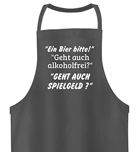 Tablier de barbecue de qualité supérieure gris pour éviter les taches de graisse