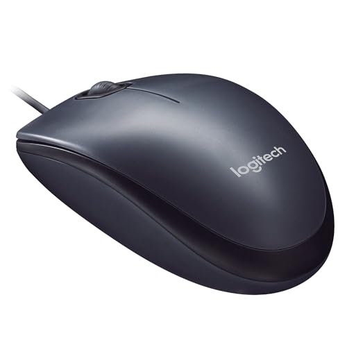 Souris Filaire USB Logitech M90 pour PC et Portable Noir
