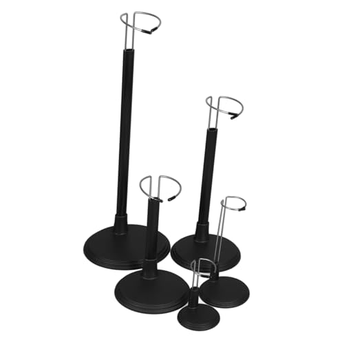WHAMVOX 5 Piezas Soportes Ajustables para Muñecas con Base Soporte Versátil para Exhibición y Colección de Figuras