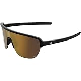 ALPINA RAM II Q-Lite – gafas deportivas para mujeres y hombres, con lentes de alto contraste, ligeras e irrompibles, para ciclismo, running o actividades al aire libre - black matt (gold) - M