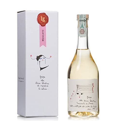 GRAPPA MOSCATO DELLA DONNA SELVATICA CHE SCAVALICA LE COLLINE 70 CL