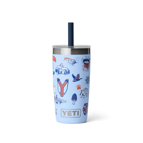 YETI Rambler Jr. 10 Oz Tumbler With Silicone Straw Lid, Big Sky Summer Camp