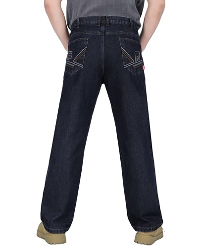 TICOMELA FR Jeans for Men Flame Resistant Pants 11.5oz 100% Cotton Heavy Duty Denim Pre-Washed Relaxed FR Jeans3