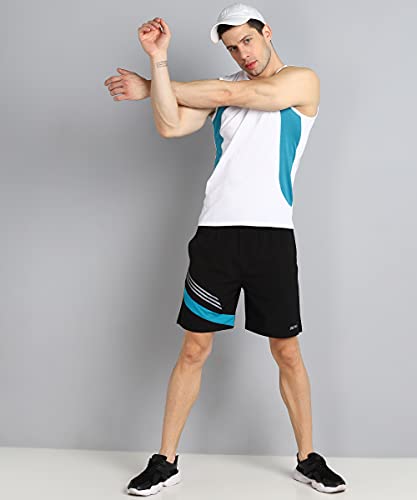 Image of Mens Sleeveless Sando Round Neck Running Tshirt for Workout Running
