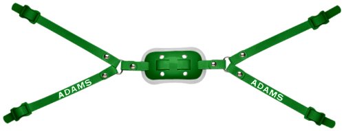 Adams USA GEL-25-4D 4-Point High Football Chin Strap with D-Rings