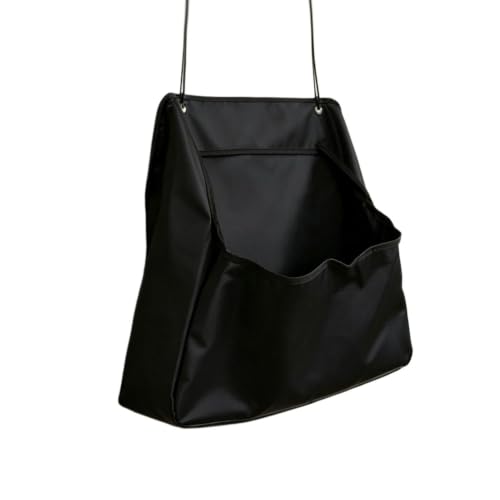 Bolsa de heno para caballos y conejos comedero impermeable gran capacidad con correa para exterior 2