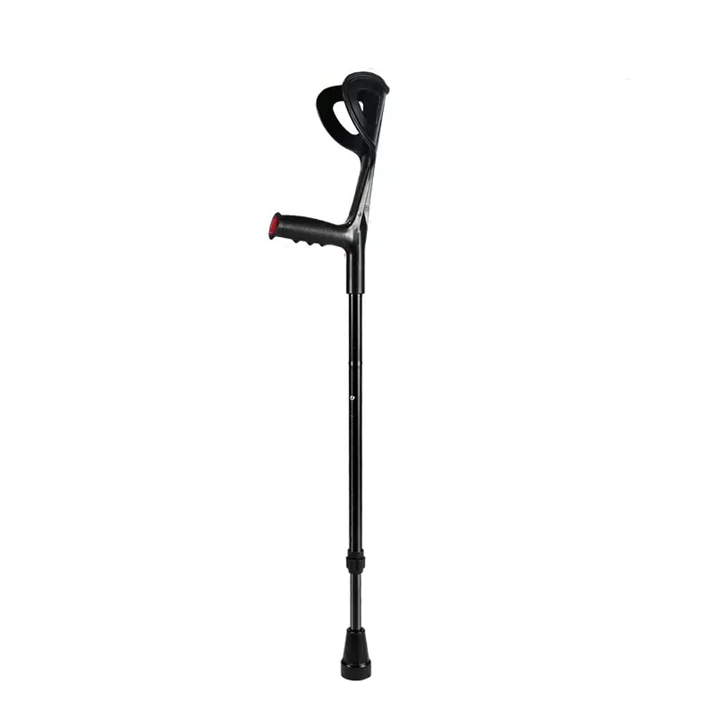 Muletas de Codo Muletas de Brazo Jóvenes Fractura Muletas Dobles Muletas de Axilas Muletas Plegables Antideslizantes Muleta Auxiliar de rehabilitación (Color: 2 Piezas) Anhelar (1 Pieza)