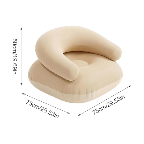 Sofá hinchable portátil para camping tumbona de aire ligera y resistente de exterior 3