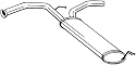 IZAWIT 28.167 Endschalldämpfer Hinten Kompatibel mit CITROËN C1 II PA, PS B000893380