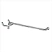 (20 Pack) 6 Inches PEGBOARD Hook with Ball Tip - Zinc Finish - Commercial Grade for Retail Store, Clothes Store and Office