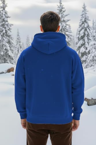 Image of 350 GSM Heavyweight 100% Cotton Hoodie for Men and Women | Bio Washed Full Sleeve Hooded Sweatshirt | Warm Winter Casual Regular Fit Hoodie | Made in India | S to XXL
