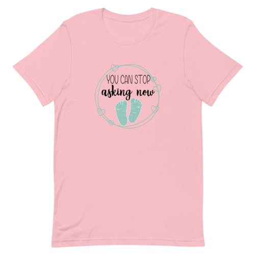 Teegarb Letter Blanket T-Shirt Unisex Humorous Babies Bellies Expecting Mommas Reveals Sayings Hilarious Birthing Pink