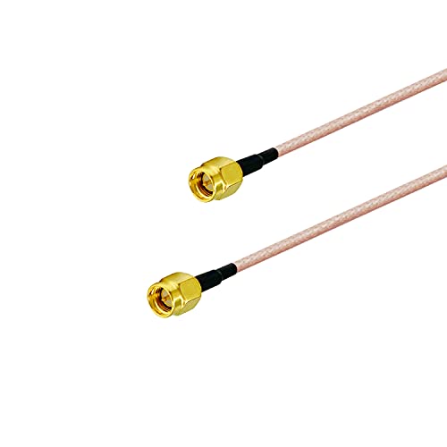 Vecys SMA antennekabel SMA plug plug kabel DAB + WLAN antennekabel RG316 15 cm 6 inch 2 stuks voor WLAN WLAN 2G 3G 4G antennerouter GSM Bluetooth WLAN LAN SDR FPV apparaten - Image 4