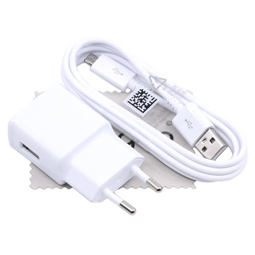 Ladegerät für Original Samsung für Galaxy Tab 3 10.1 (P5200/P5210/P5220) 1,5m 2A Daten Lade-Kabel mit mungoo Displayputztuch