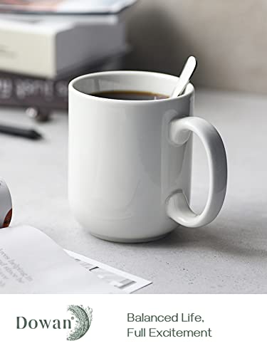 Dowan 20 Oz Coffee Mugs Set Of 6, Large White Coffee Mugs With Handles, Ceramic Coffee Cups For Coffee, Tea, Hot Cocoa, Large Mugs For Women Men, Party, Diy Gifts #TOP2