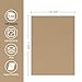 OcePor 100 Sheets Brown Cardstock Paper, Colored Printer Paper 8.5 x 11, Card Stock Thick Construction for Craft,Scrapbook，Office Printing, Invitations, Certificates，92 lb/250gsm