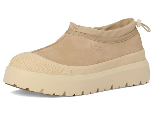 UGG Men's Tasman Weather Hybrid Shoe, Mustard Seed Cream, 10