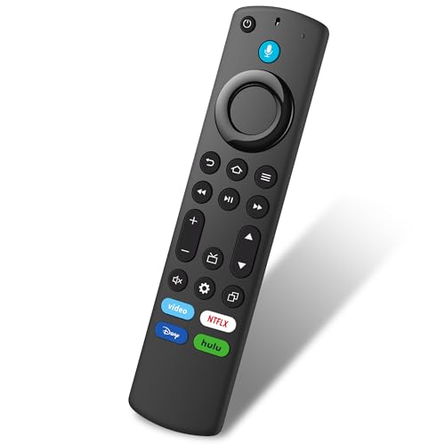 Replacement Voice Remote Control for All Fire Series, Smart TV Cube(1st / 2nd / 3rd Gen), Fit for Stick 4K Max/4K (1st/2nd Gen), Stick (2nd/3rd Gen)/TV Lite, for Insignia/Toshiba/Pioneer Smart TV