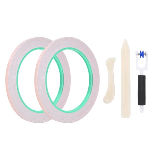 【Accessori Completi】--- Include 3 strumenti per raschiare per livellare la finitura. Il kit con 2 rotoli garantisce materiale sufficiente per progetti multipli, da decorazioni domestiche a laboratori artistici.