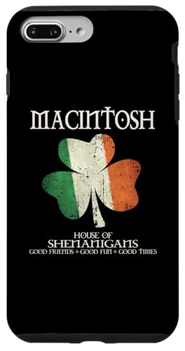 Installazione facile Custodia per iPhone 7 Plus/8 Plus MacIntosh cognome famiglia Irlanda Casa irlandese di Shenanigan