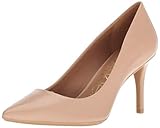 Calvin Klein Women's Gayle Pump, Desert Sand Leather, 8.5 Wide US