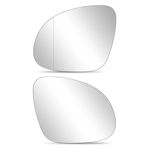 Verre de rétroviseur cassé ? Paire de miroirs chauffants pour VW de 2009 à 2017