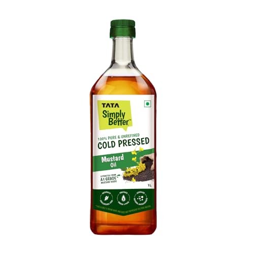 Tata Simply Better 100% Pure & Unrefined Cold Pressed Mustard Oil 1L