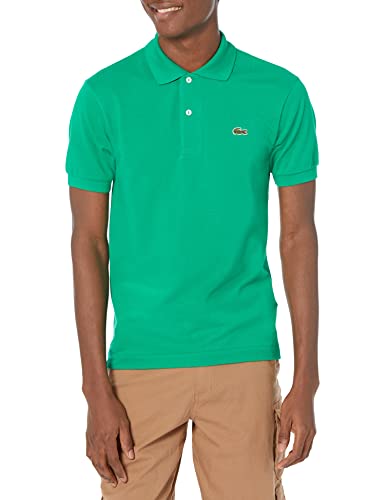 Lacoste Men's Legacy Short Sleeve L.12.12 Pique Polo Shirt, Grassy Bank Green, X-Small