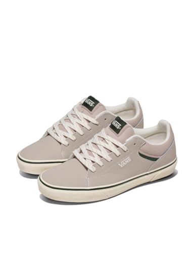 Vans Men's Seldan Shoe | Retro Tennis Inspired Sneakers for Fashion, Work & Everyday Wear, Reflective Lace Mushroom, 122