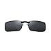 Produktbild NoyoKere Unisex Polarisierte Clip On Sonnenbrille Fahren Nachtsicht Objektiv Anti-UVA Anti-UVB Radfahren Reiten Ausrüstung Clip Grau