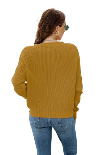Image of TASAMO Womens Cardigan Sweaters 2026 Fall Cropped Lightweight Sweater