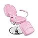 Multi-Functional Beauty Salon Barber Chair for Long Beauty Sessions and a Variety of Services Such As Haircuts, Shaving, Skincare Treatments, Tattoo Shop,and Makeup (Pink)
