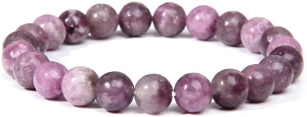 Pulsera de cristales curativos hecha a mano con piedras preciosas naturales, pulsera elástica de cuentas de yoga de piedra natural