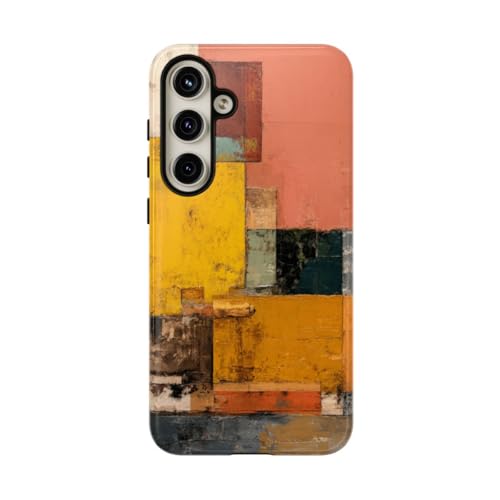 Coque Samsung S24 Plus motif abstrait orange pour illuminer votre quotidien