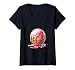 Womens Basketball Drip Melting Ice Cream Sprinkles Boys Girls V-Neck T-Shirt