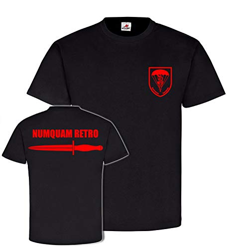 T-shirt Comando Kompanie Typ2 FschJgBtl 261 NUMQUAM Retro Noir 5XL Copytec