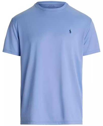 Image of POLO RALPH LAUREN Mens Classic Fit Performance Jersey T-Shirt (X-Large, Canvas Blue)