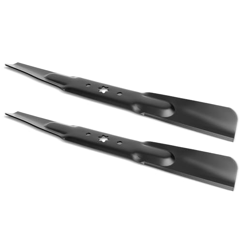 Ecreban 942-04308 Mower Blades Fit for 42 Inch Deck 742-04308A High Lift Blades Compatible with Troy Bilt Pony Cub-Cad et XT1-LT42 XT2-LX42 Replace 942-0616A 742-04312 2 Pack