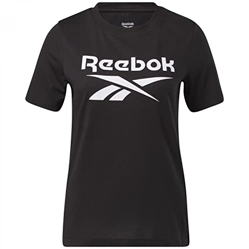 Reebok Identity Big Logo T-Shirt, Black, S Femme