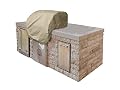 Covermates Built–in Grill Cover – Water Resistant, Cinching Drawcord, Grill and Heating-Khaki