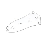 ERINGOGO Vintage Steuerplatte aus Verchromtem Stahl für Gitarre und Bass Kompatibel mit Meisten Modellen Langlebig und Originalgetreu für Vintage Instrumente