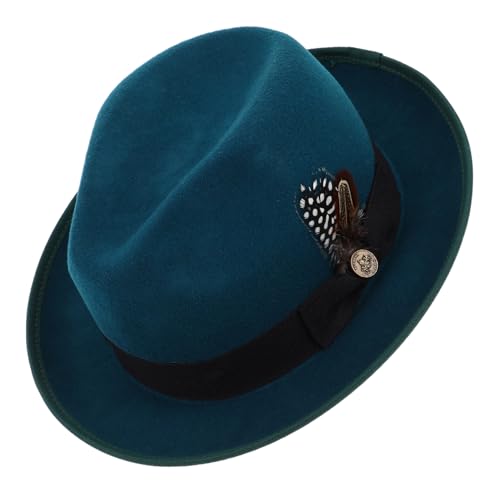 Chapeau fedora feutre finitions soignées style classique élégance homme